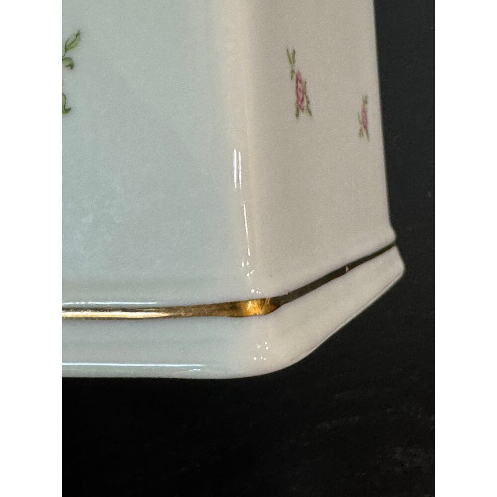 Vintage Floral Tissue Box Cover Cottage Core Bathroom Decor - Picture 9 of 10